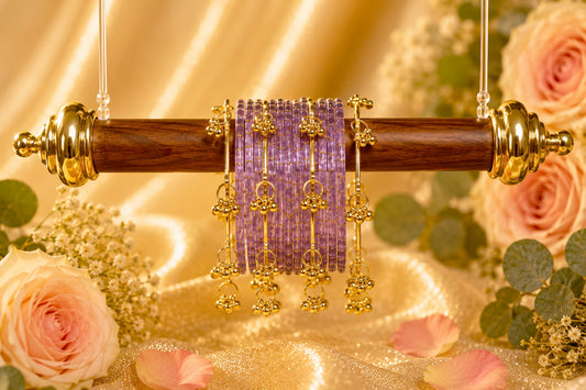 Purple Kashmiri Set