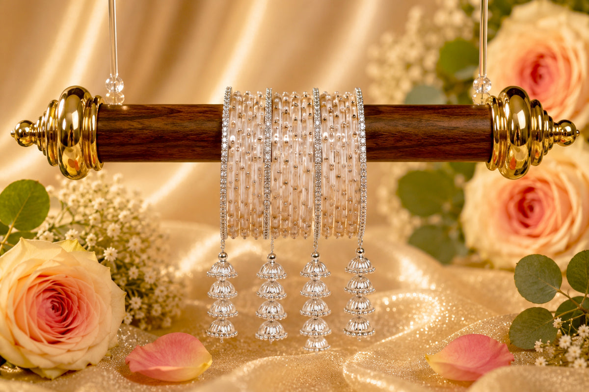 Peach Latkan Set