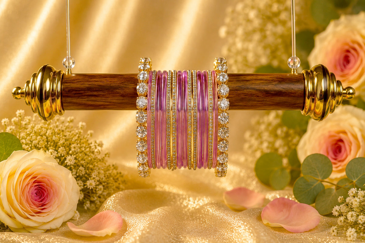 Purple Dancing Stone Set