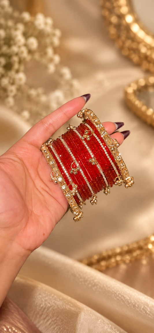 Red Bridal Set