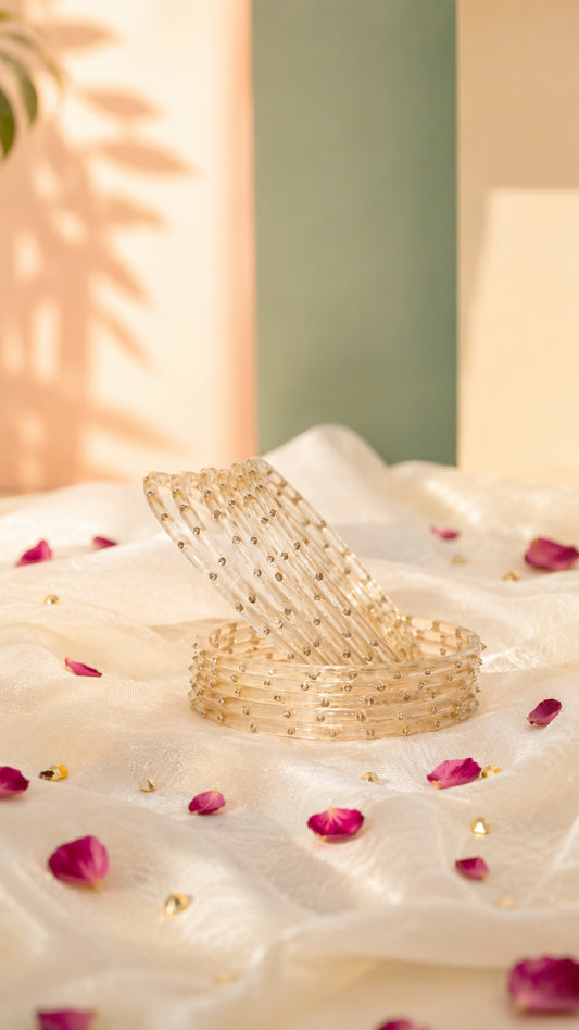 Peach Whisper Bangles