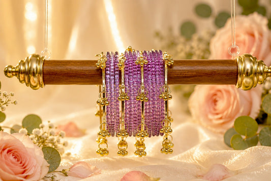 Purple Kashmiri Set