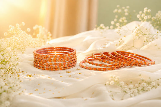 Orange Rose Bangle