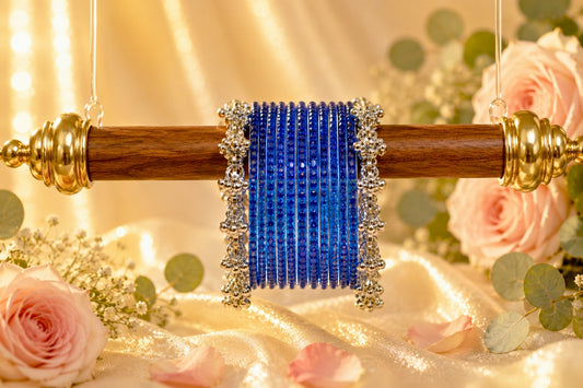 Kashmiri Blue Ghungroo Set