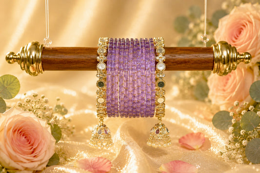 Purple Mirror Latkan Set