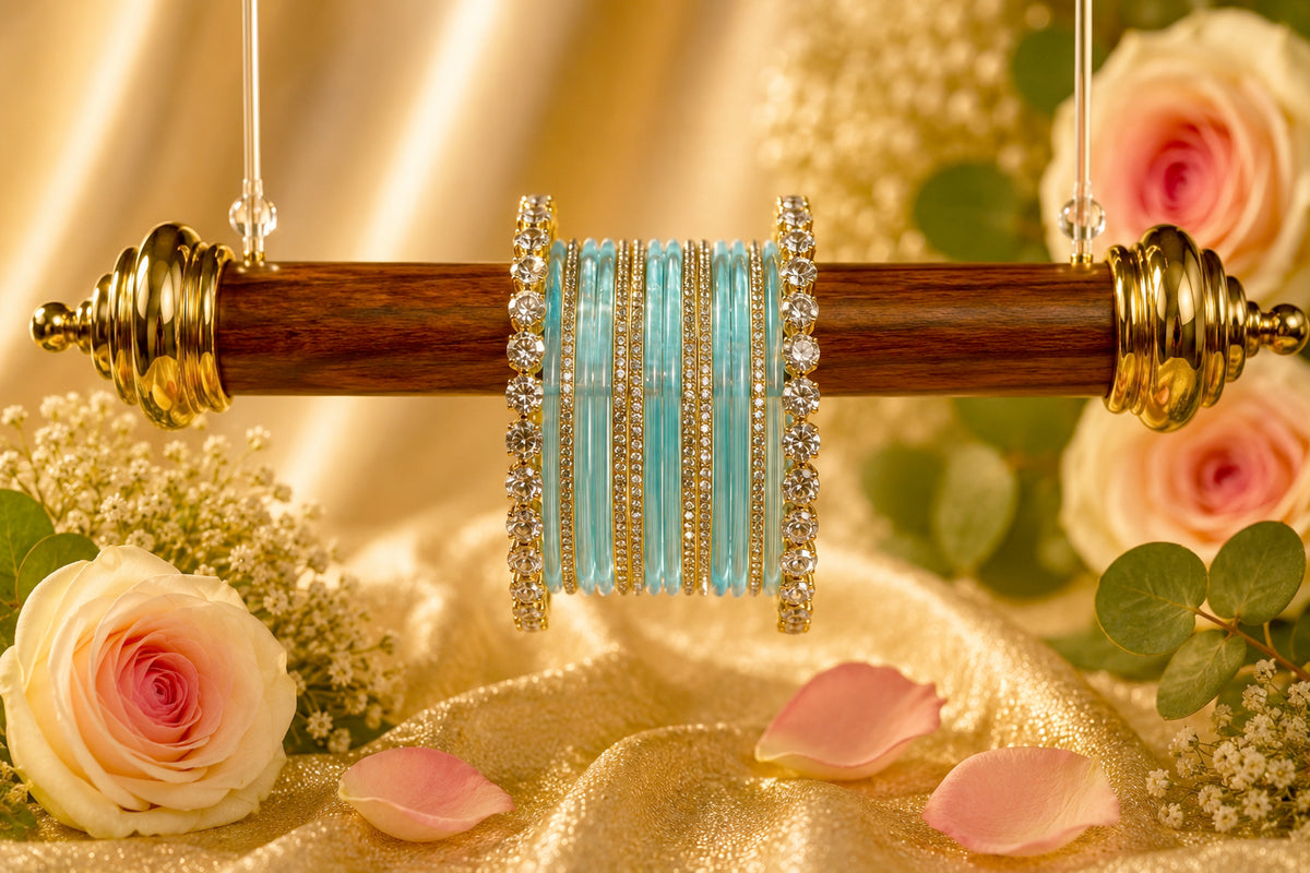 Blue Dancing Stone Set