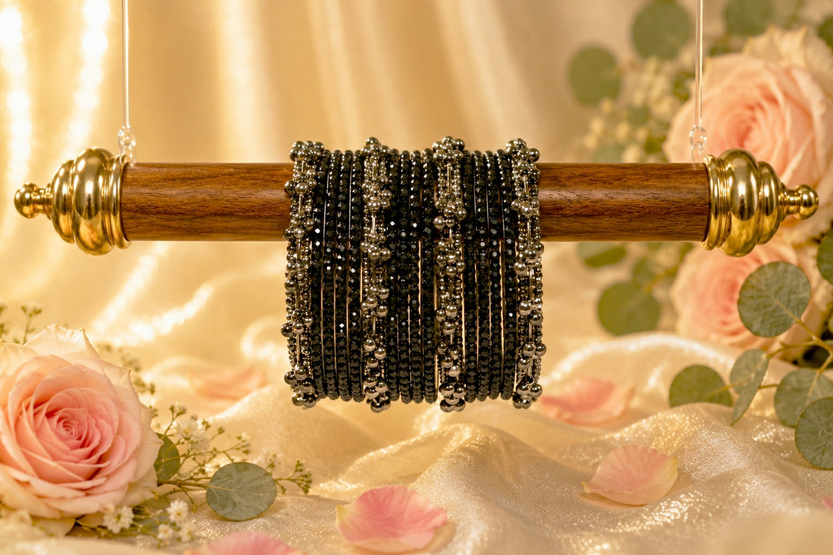 Black Ghungroo Set