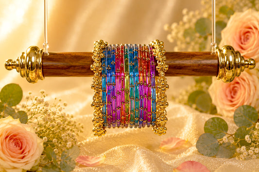 Multi Ghungroo Kada Set