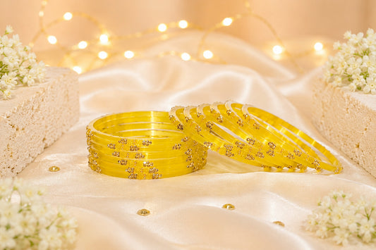 Rose Golden Stone Bangles