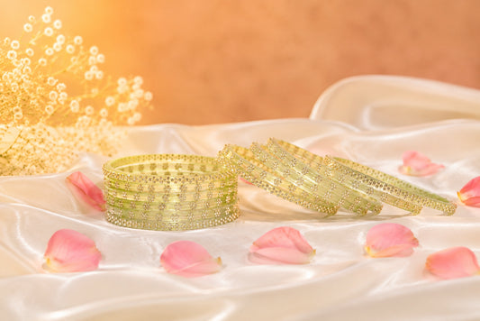 Pista Glass Bangle Set
