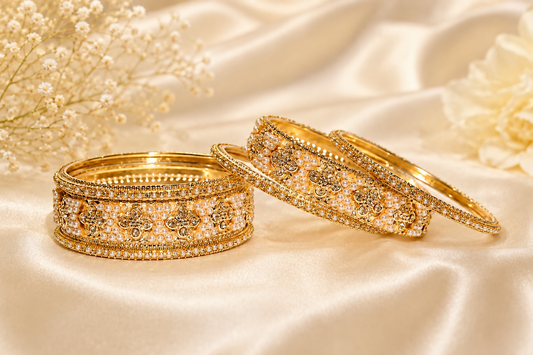 Pearl Bangle Set