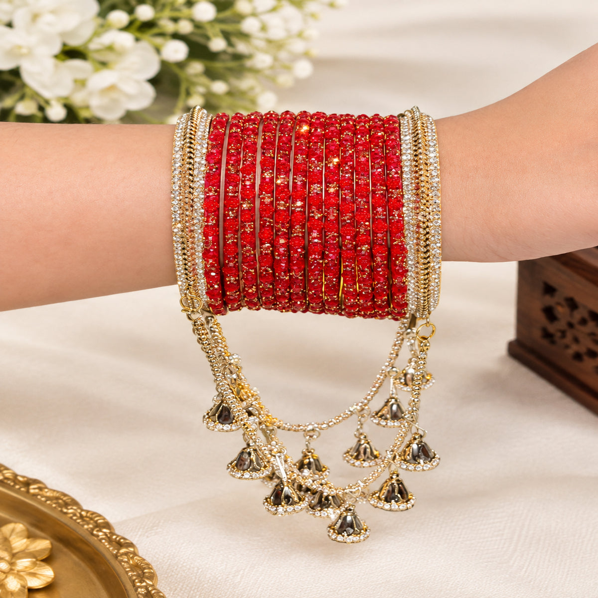 Jhoomar Bangle Set