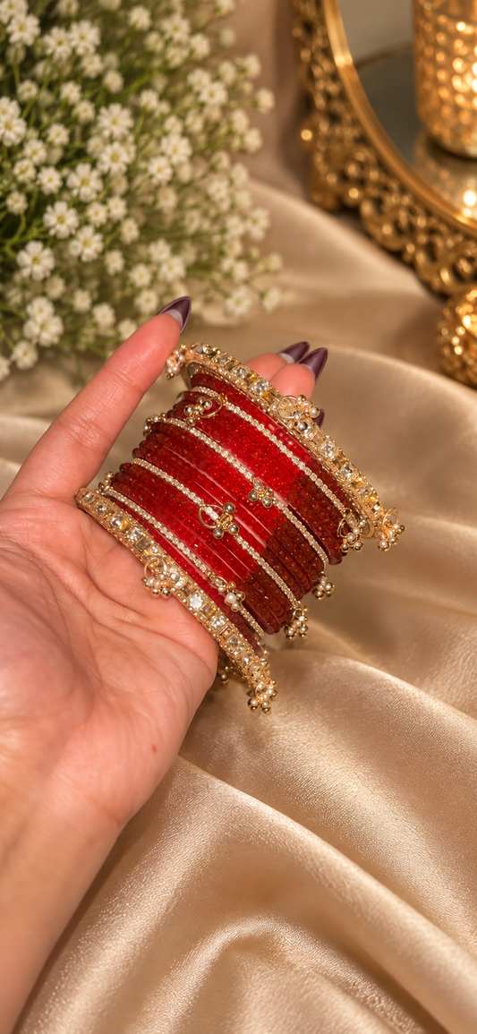 Red Bridal Set